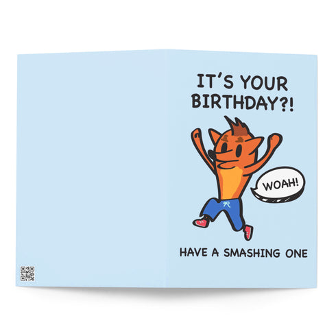 Smashing Birthday Greeting Card